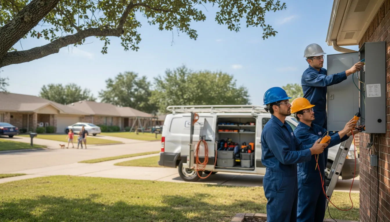 Certified electrician providing emergency electrical services in Manning, IA